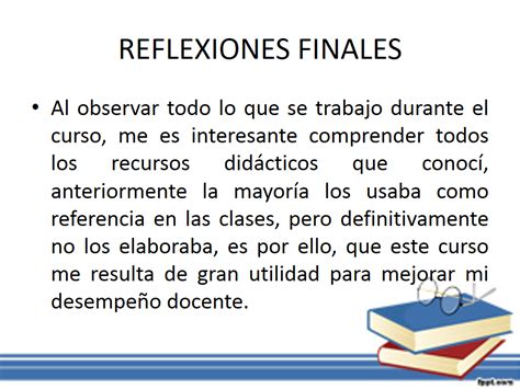 Reflexiones finales