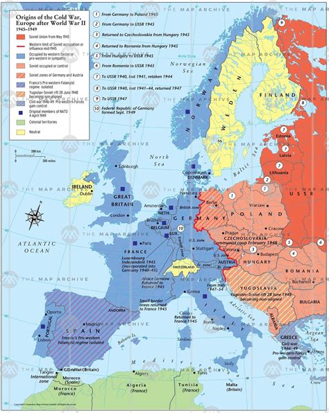Map Of Europe After World War 2
