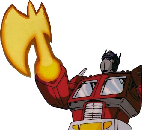 Optimus Prime (G1) with Energon Axe vector by HomerSimpson1983 on ...