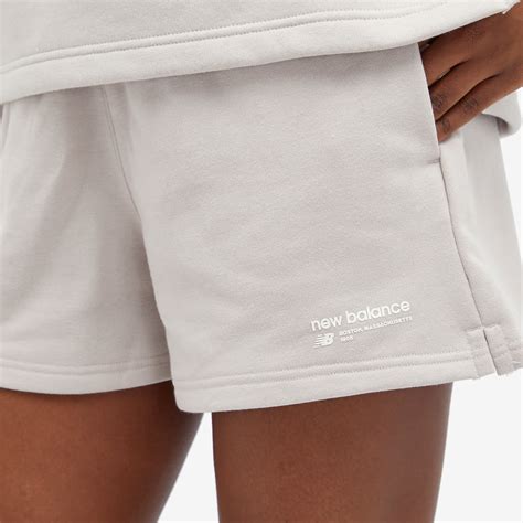 New Balance Linear Heritage French Terry Short Moonrock | END. (US)