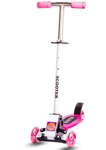 baybee Ninja Skate Scooter For Kids 3 Wheel Lean To Steer 3 Adjustable ...