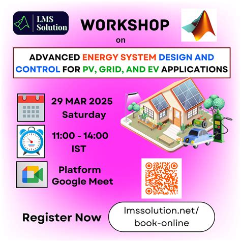 Online MATLAB Workshop: Advanced Energy System Design and Control for ...