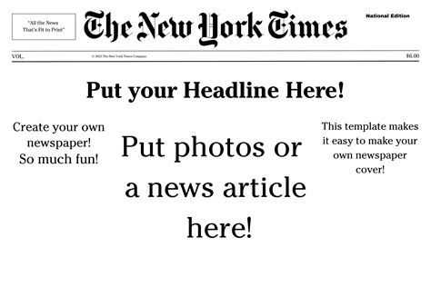 New York Times Printable Version
