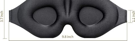 Buy Greemito 3D Memory Foam eye mask for sleeping with Adjustable Strap ...