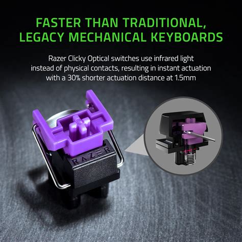 Razer Huntsman Mini 60% Wired Optical Clicky Switch Gaming Keyboard ...