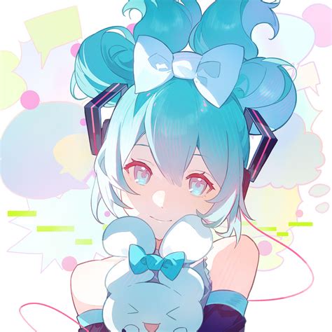 sanrio vocaloid cinnamiku cinnamoroll hatsune miku crossover headphones ...