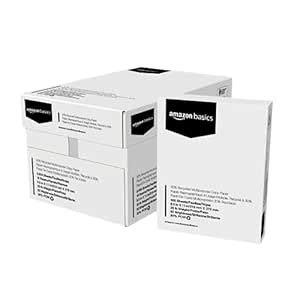 AmazonBasics 92 Bright 20lb 30 Percent PCW Recycled Copy Paper 8.5 x 11 ...