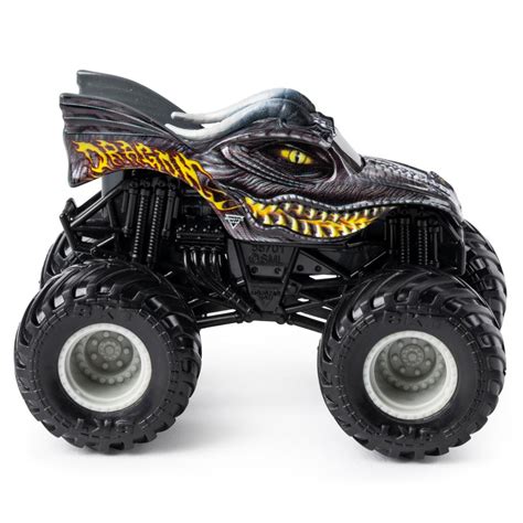 Monster Jam, Official Dragon Monster Truck, Die-Cast Vehicle, Over Cast ...