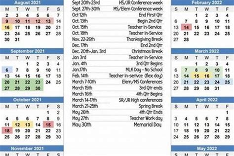 Official Rockford Public Schools 205 Calendar & Dates