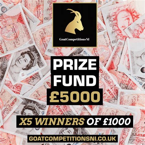 FIVE WINNERS OF £1000 - Goat Competitions NI