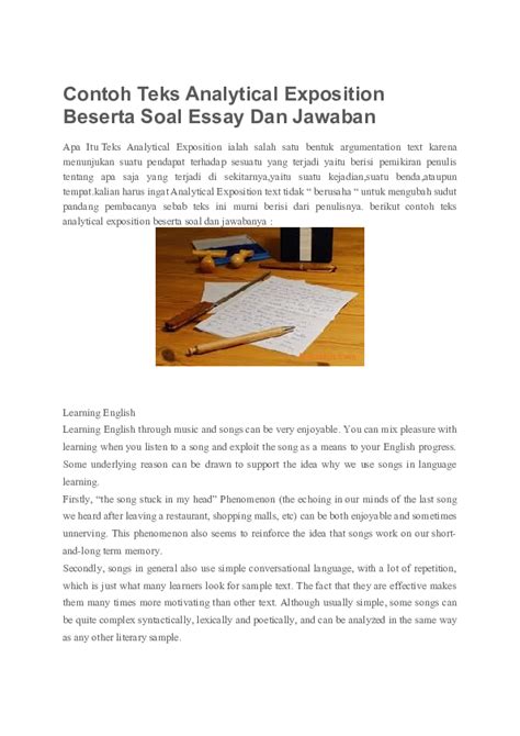 Kupas Tuntas Contoh Soal Analytical Exposition: Latihan & Pembahasan Lengkap!