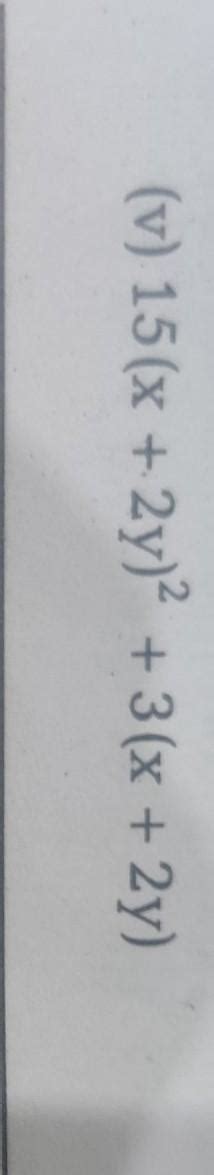 Factorisation math class 8 - Brainly.in