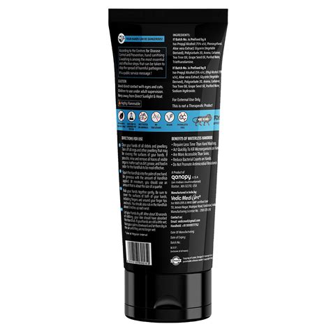 Qanopy HandRub Gel - Sure Shot Germs Free 120 ml – The Vedic Concepts