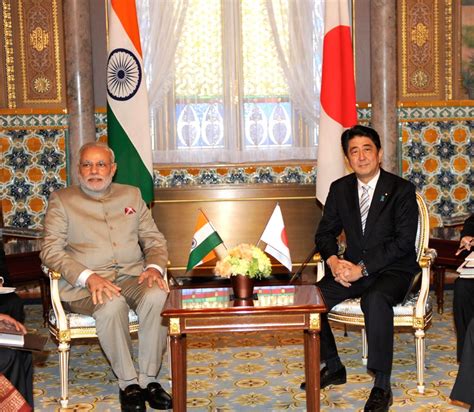 Tokyo (Japan): PM Modi during a Restricted Meeting