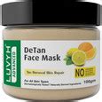 LUVYH DeTan Face Mask Cream Brightening Tan Removal Glowing Whitening ...