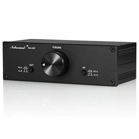 Nobsound Mini Fully Balanced Passive Preamp HiFi Pre-Amplifier XLR/RCA ...