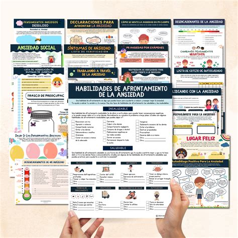 Anxiety Worksheets Bundle For Kids (Spanish Version) – Mental Health ...