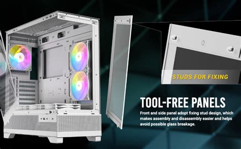 Antec CX700 RGB Elite Gaming PC Case, 2 x 120mm RGB Fan on Side, 3 x ...