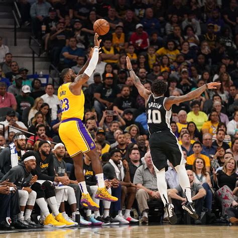 Lebron James Getting Dunked On By Spurs