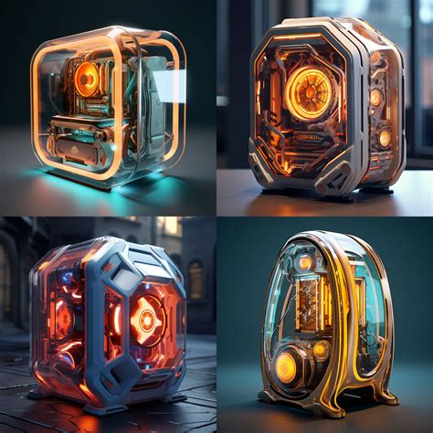 Futuristic Computer Case 的图像结果