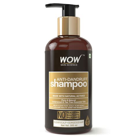 Buy WOW Skin Science Anti-Dandruff Shampoo (300 ml) Online | Purplle