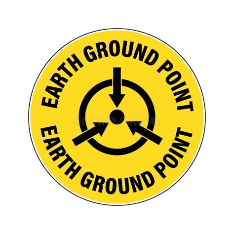 Earth Ground Sign Reflective Sign 的图像结果