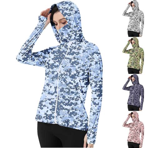 Dazajoo Women Sun Shirt Sun Protection Hoodie Lightweight Long Sleeve ...