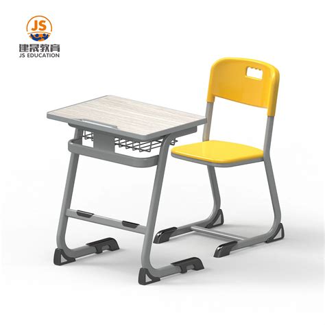 Original Design Wooden Single School Desk and Chair with SGS - China ...