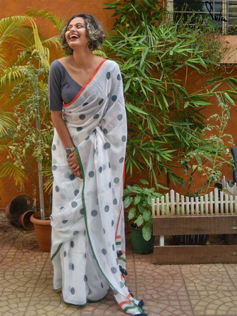 Soft Tiranga Saree For Independence Day|Polka Polka|Suta