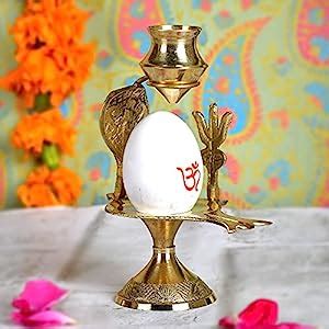 Buy Great Art Shiva Lingam Abhishek Patra with Trishul and Nag Metal ...