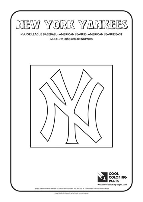Cool Coloring Pages New York Yankees Cap Insignia - MLB teams logos ...