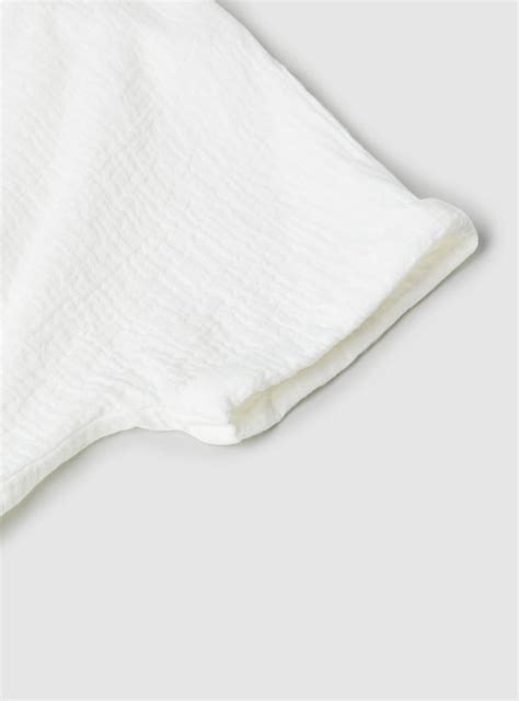 Buy Girls Solid Shirt-style Crop Top Online at just Rs. 499.0 ...