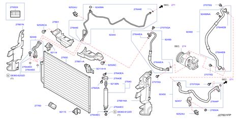 Diagram CONDENSER,LIQUID TANK & PIPING for your 2014 Nissan Murano