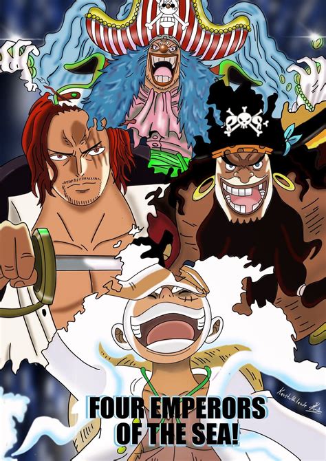 Four Emperors of the sea in 2025 | One peice anime, Monkey d luffy, One ...