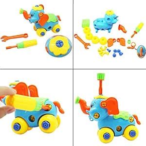 Buy Vibgyor Vibes 2 in 1 Take-Apart 3D Model Animals Assembly ...