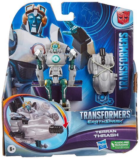 Buy Transformers Toys EarthSpark Warrior Class Terran Thrash Action ...