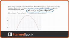 maximaler gewinn berechnen scheitelpunktform maximaler gewinn textaufgabe maximaler gewinn berechnen scheitelpunktform maximaler gewinn textaufgabe