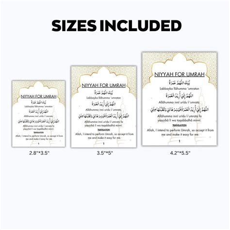 20 Umrah Dua Cards, Umrah Flashcards, Umrah Mubarak Gift Cards, Prayer ...