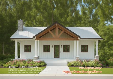 Cottage 3 Bed 2 Bath (40'x26') Custom House Plans and Blueprints ...