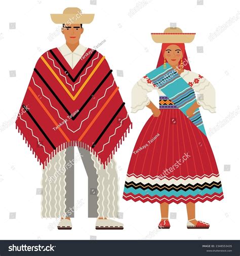 Ecuador Traditional Dress Holiday In Ecuador Stock Photos, Royalty