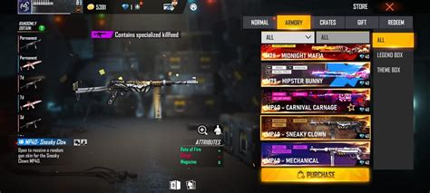 5 best Free Fire MAX skins for MP40 in December 2021