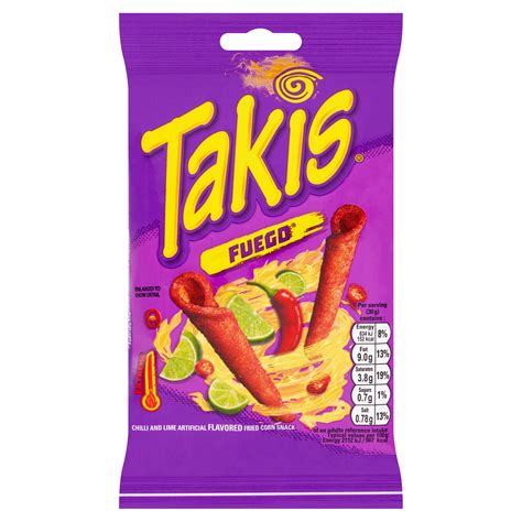 Takis Hot Nuts Fuego, Double Crunch, Peanuts 90g/3.15 oz., Bag, 12pk