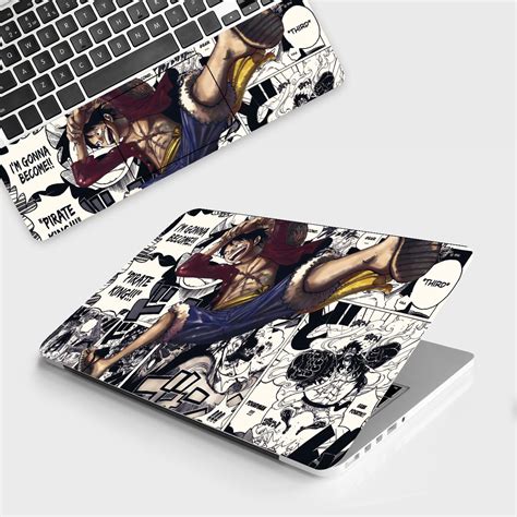 Fusion City D Luffy Anime Full Body Laptop Skin Fits Upto 15.6 inches ...