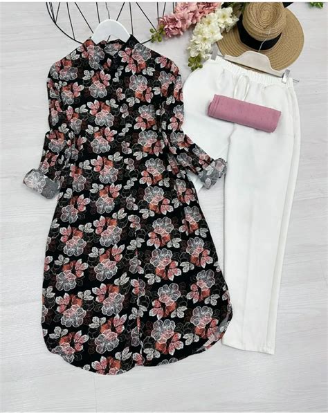 FLORAL PRINTED TOP WITH PLAIN PALAZZO SET – ELEZIO