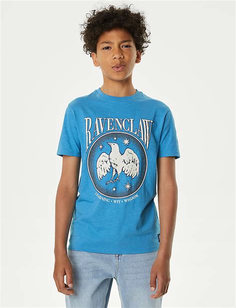 Buy Pure Cotton Harry Potter™ Slytherin T-Shirt at Marks & Spencer