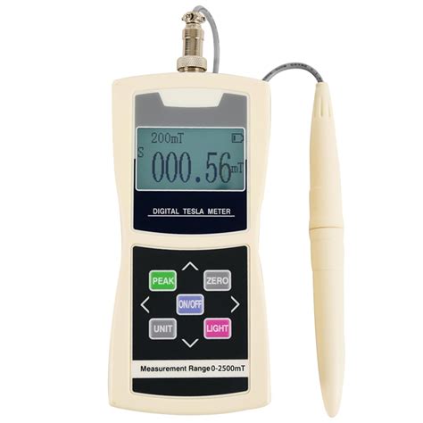 Digital Tesla Meter Handheld Gaussmeter Surface Magnetic Field Tester 0 ...