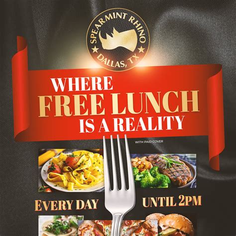 Food Menu - Spearmint Rhino Club Dallas