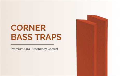 Timber Acoustics® Corner Bass Traps 2'x4'x5", Roxul Rockwool acoustic ...