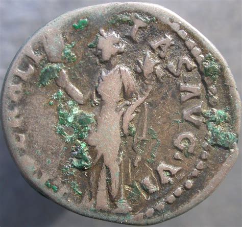 Hadrian Denarius With Verdigris? | Coin Talk