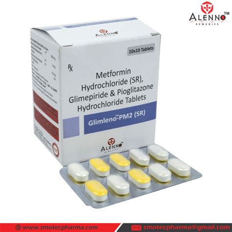 Glimleno-PM2 (Sr) Tablets SMOTEC PHARMACEUTICALS